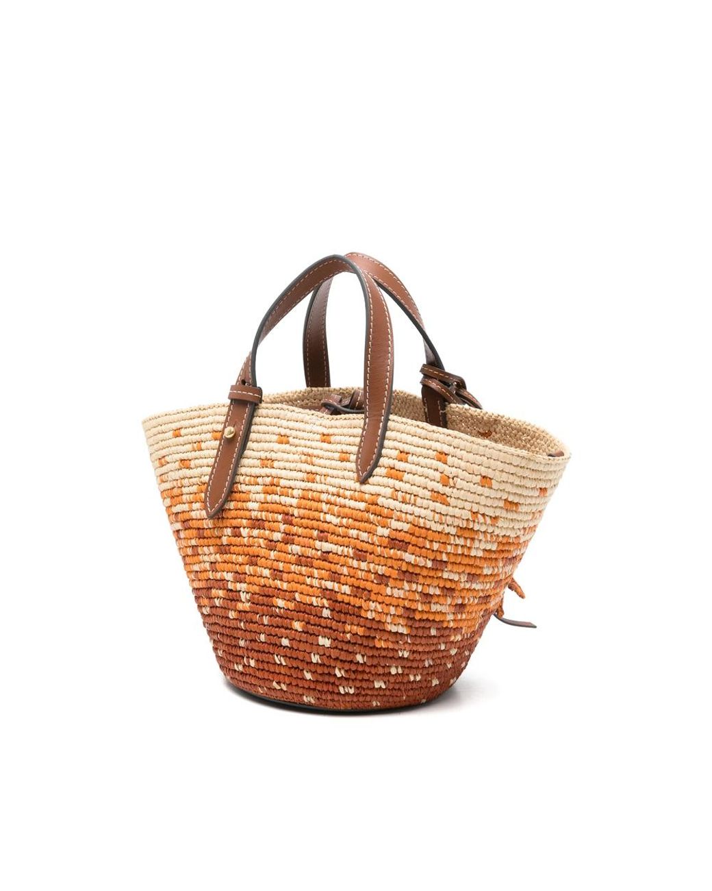 Anya Hindmarch Brown Tote Bag Raffia-Calf Leather