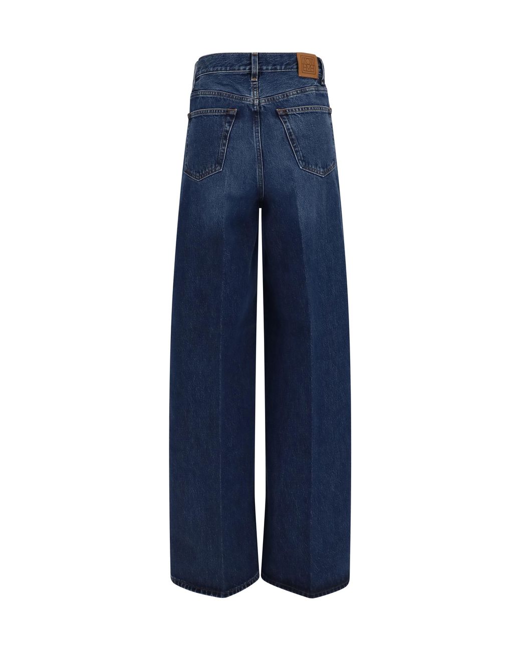 Totême  Blue Wide-Leg Denim Jeans Cotton