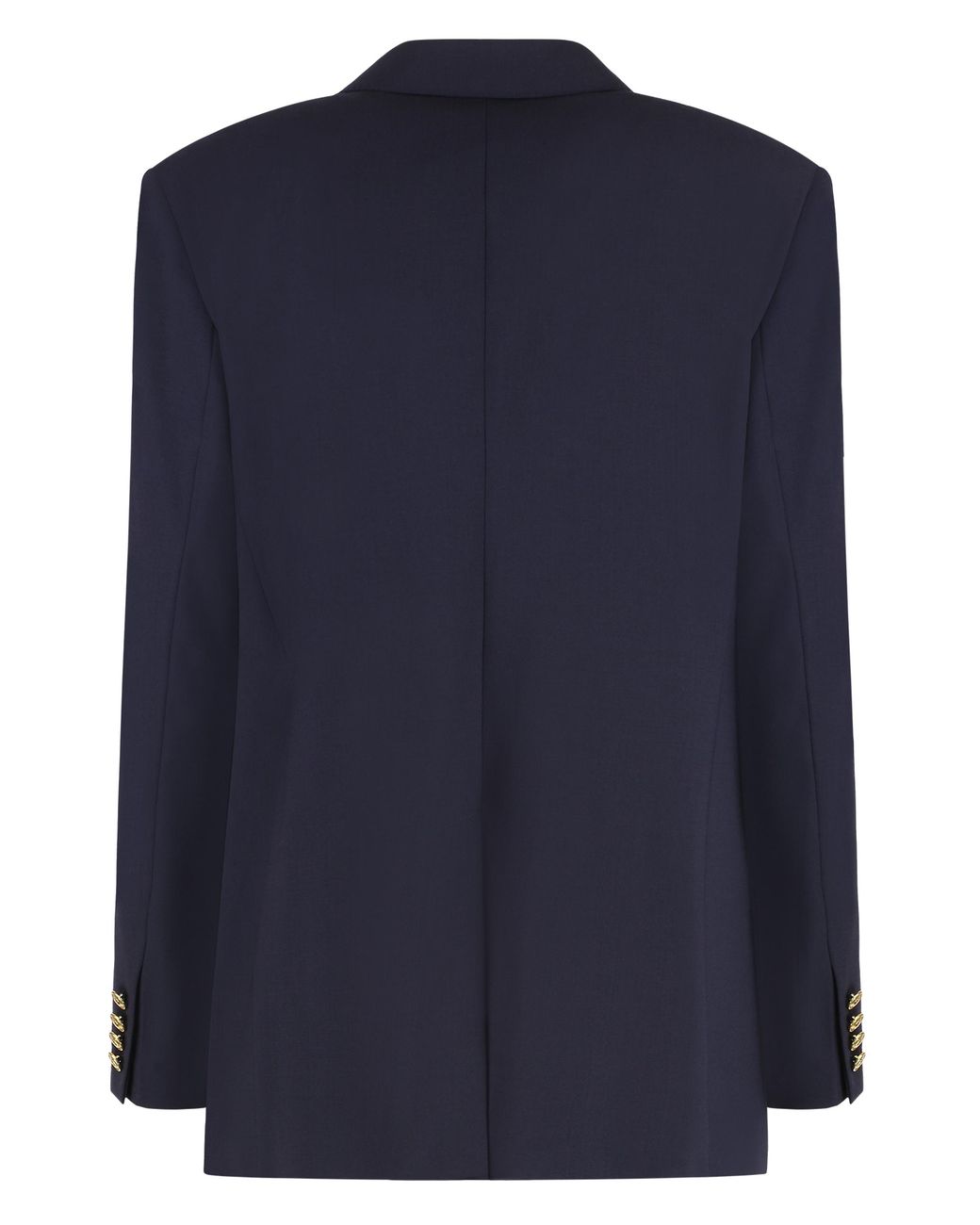 Polo Ralph Lauren Blue Double-Breasted Wool Blazer Shell: Blazers