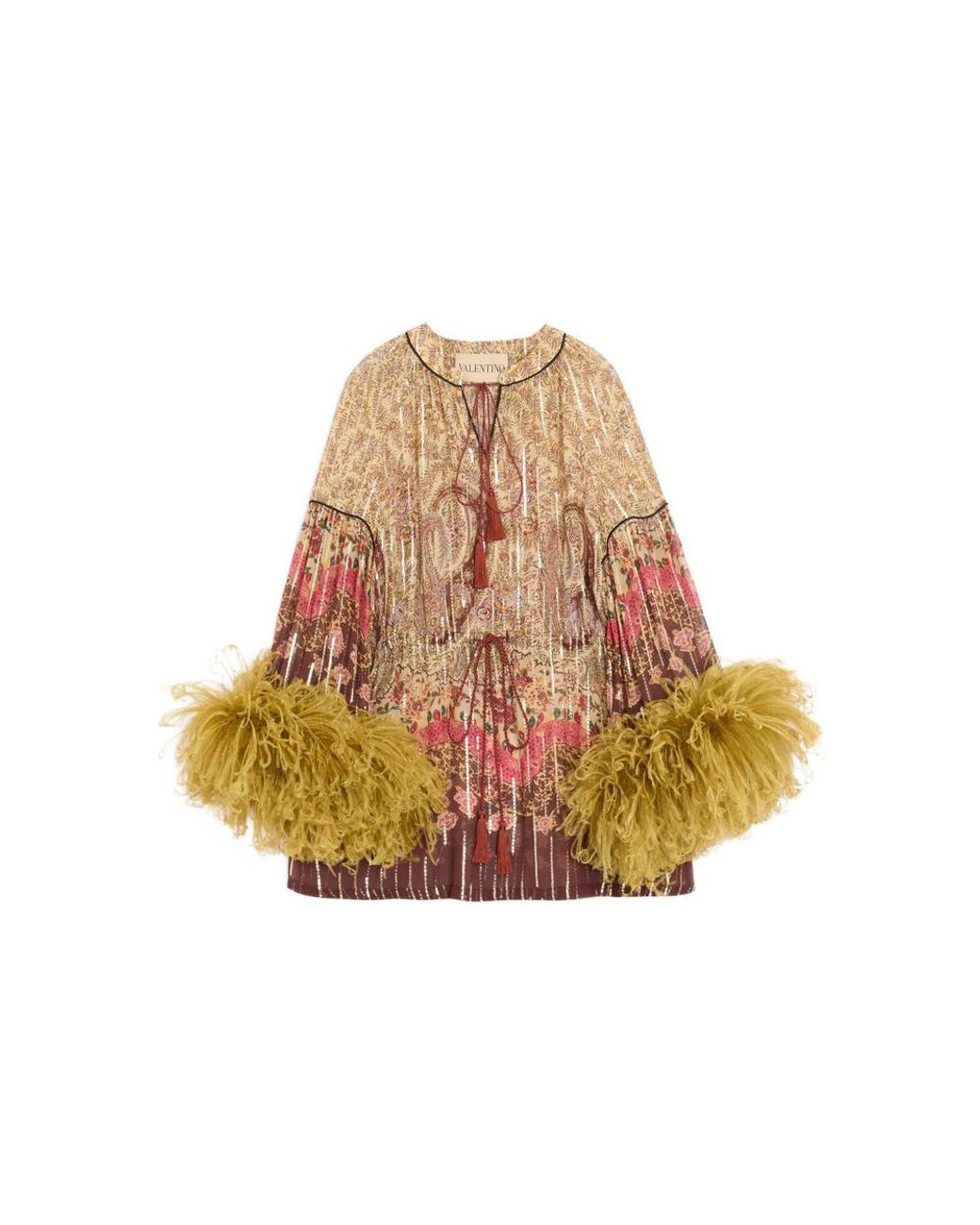 Valentino Multicolor Blouse- Silk: 92. Blouses