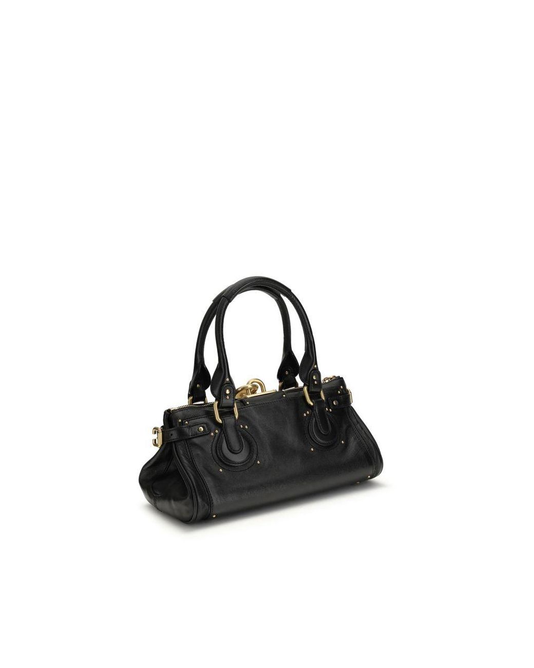 Chloé Black Buffalo Leather Shoulder Bag