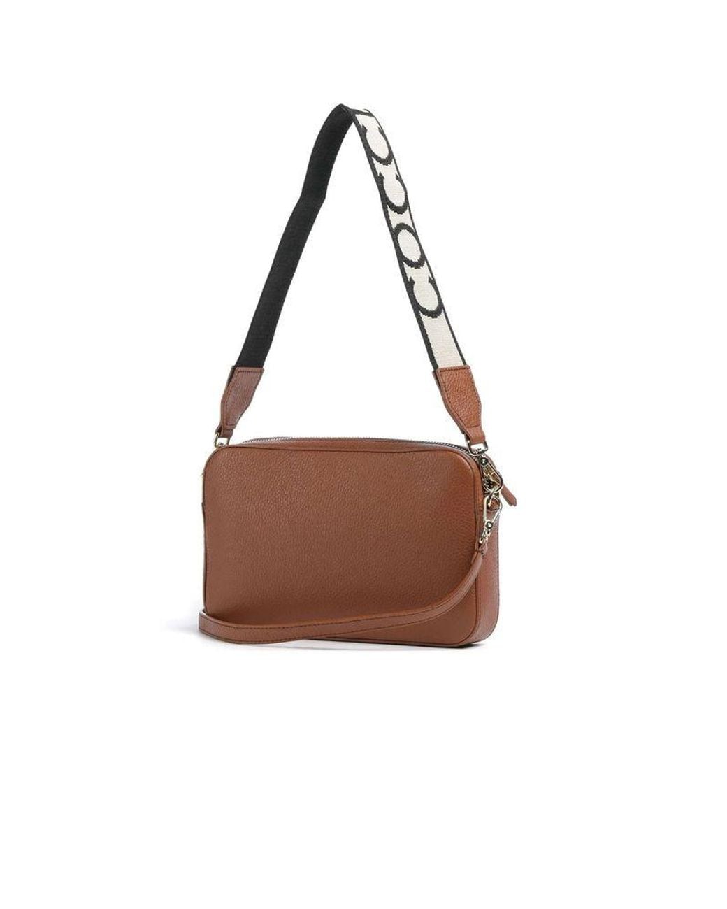 Coccinelle Brown Shoulder Bag Cowhide