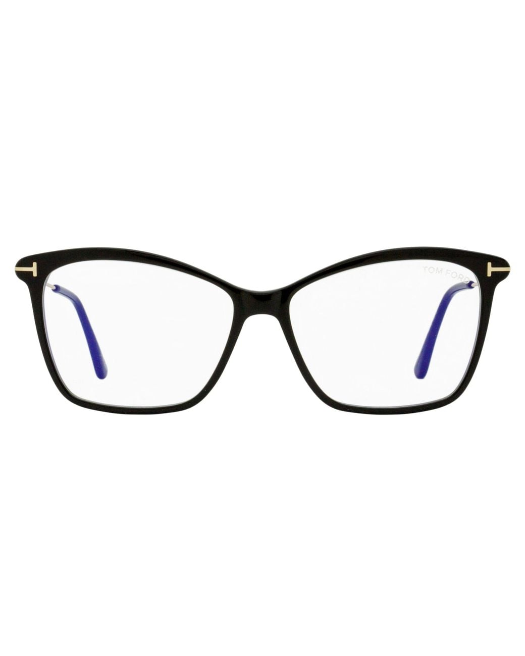 Tom Ford Black Butterfly Block Eyeglasses Tf5687-B 001- 56Mm Ft5687 Plastic (Acetate)/Metal