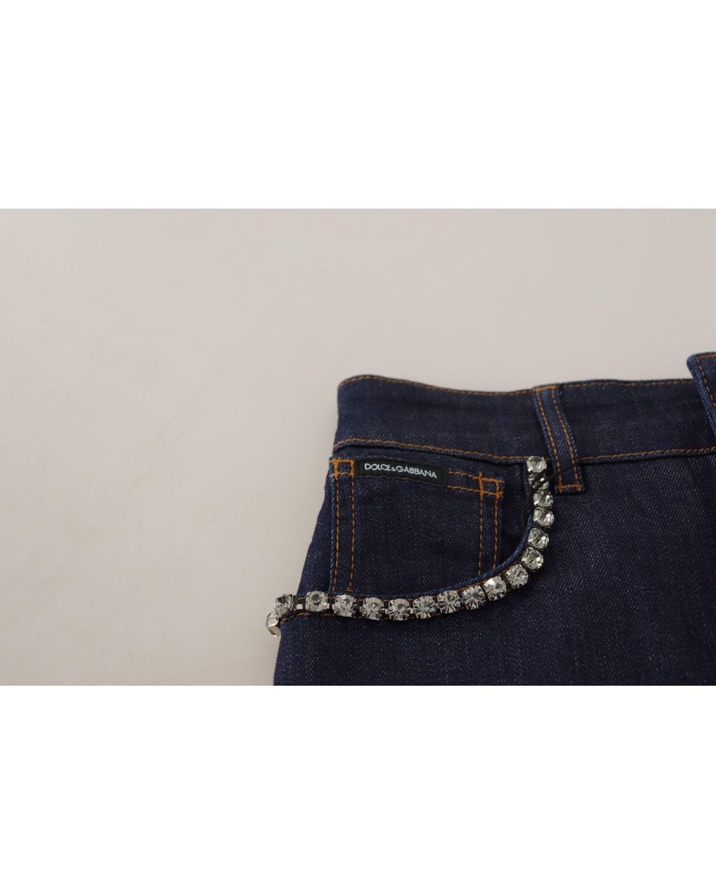 Dolce & Gabbana Black Chic High Waist Hot Pants Shorts With Crystal Detailing