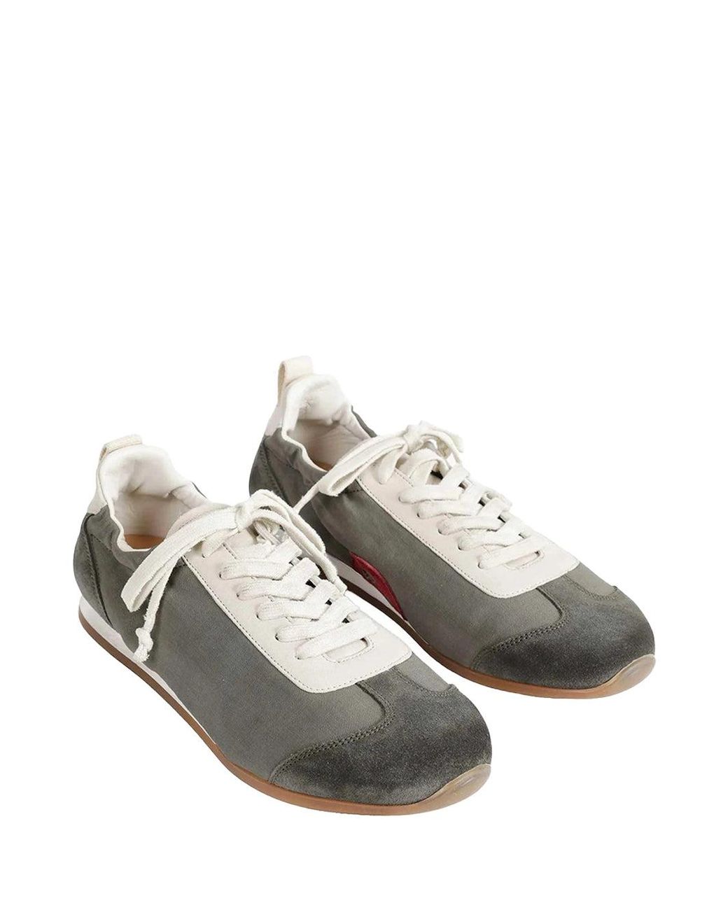 Uma Wang White Baseball Sneakers Dark