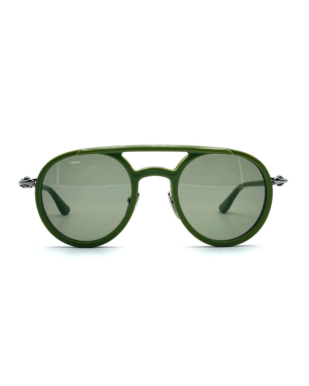 レア品♪クロムハーツ ラウンドサングラス 『LOVEBOAT』E48 Chrome Hearts Loveboat E48 in Green for Men | Lyst