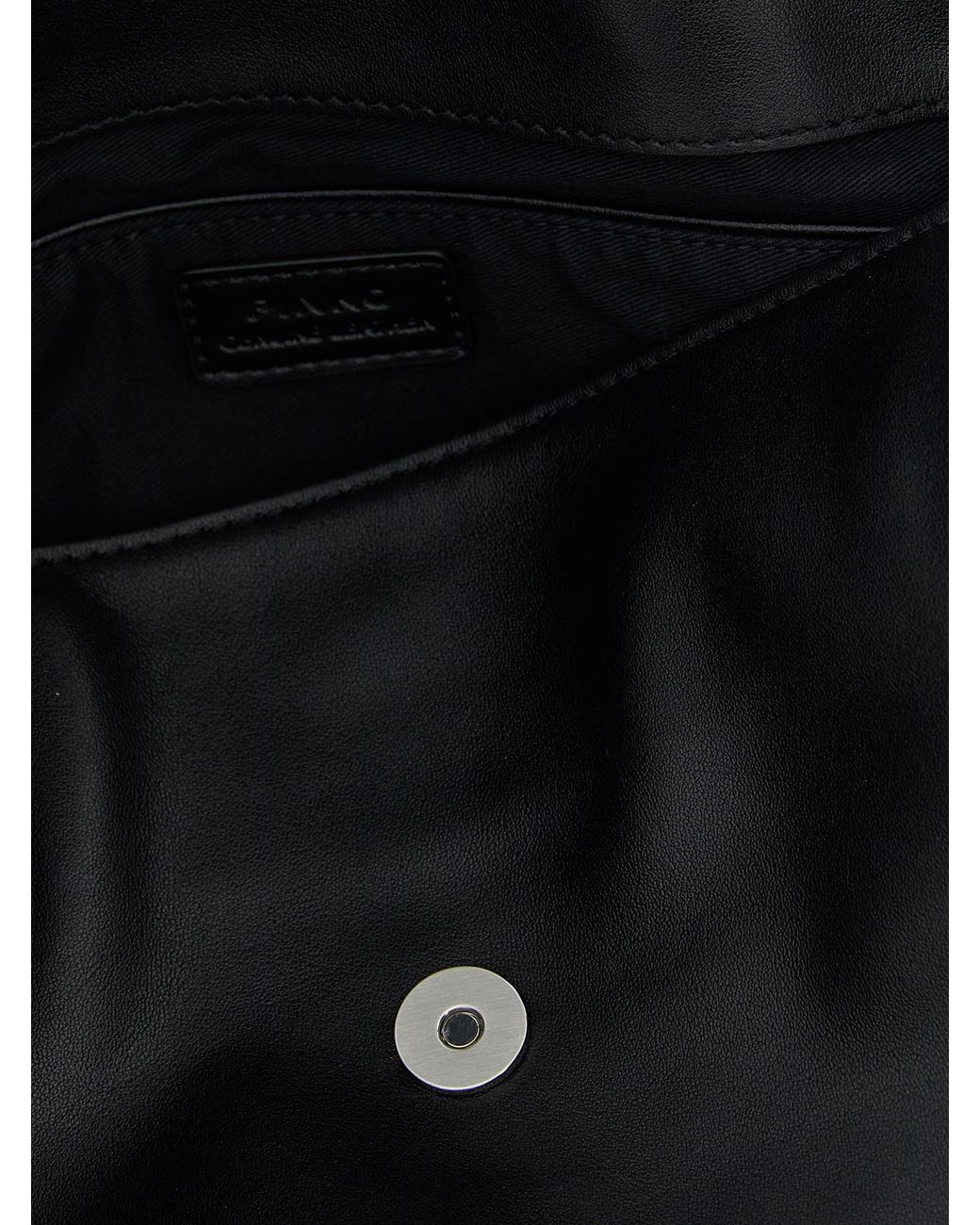 Pinko Black 'Saddle Baguette' Shoulder Bag