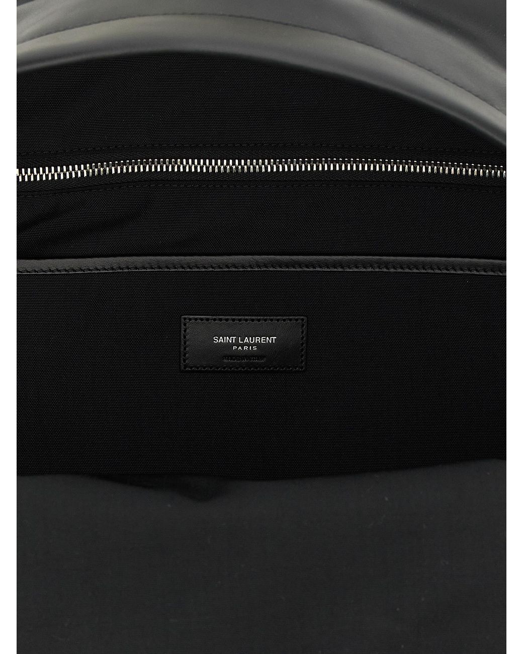 Saint Laurent Black 'City' Backpack for men