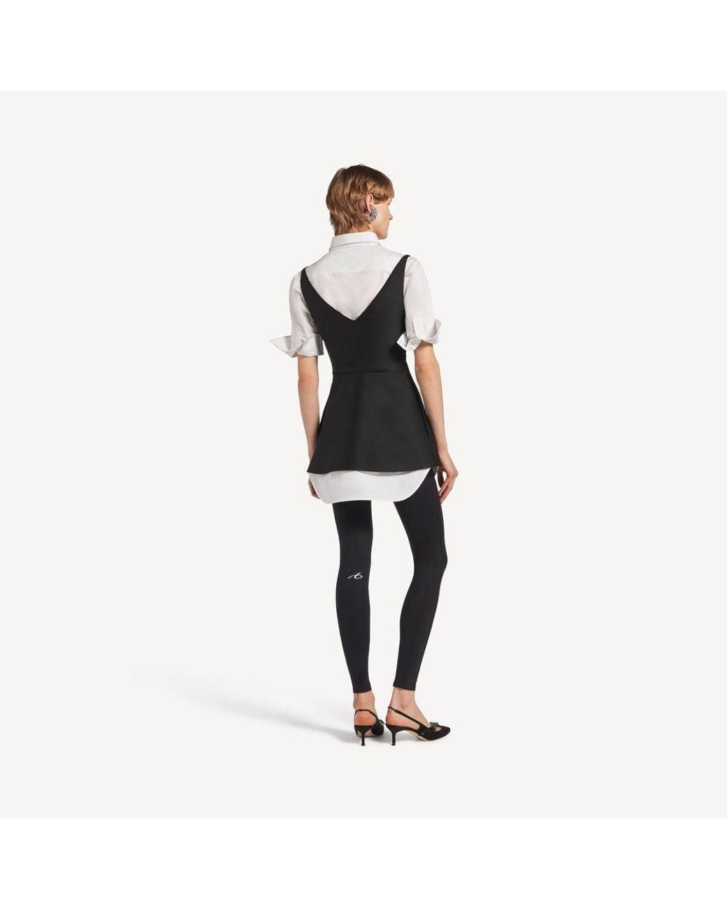 Balenciaga Black Balenciaga Hybrid Shirt Dress