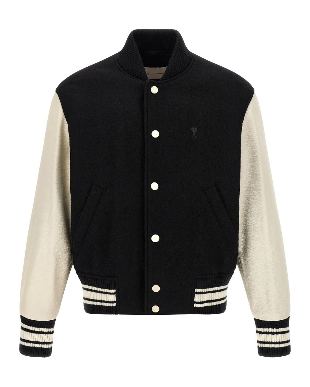 AMI Black 'Teddy' Jacket for men