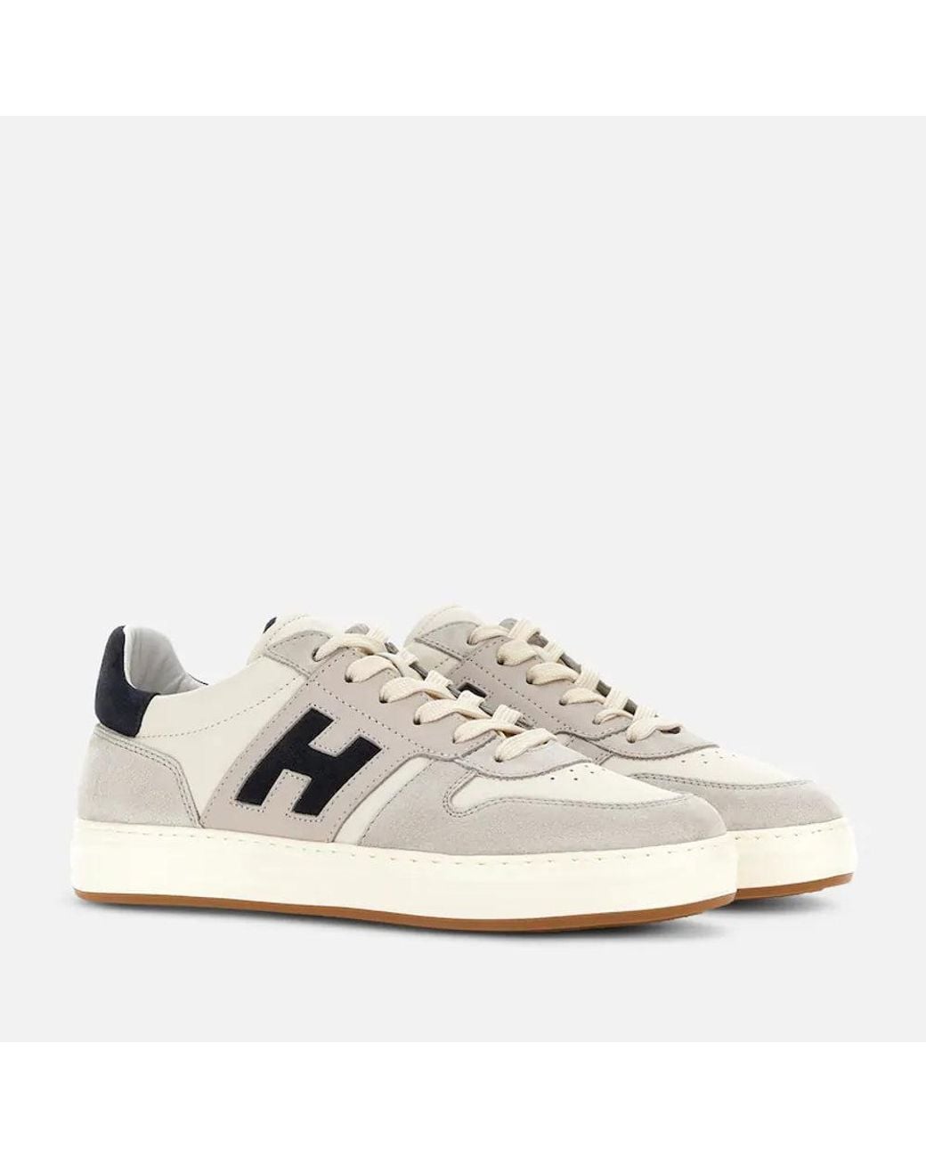 Hogan White Hogan E26 Sneaker — Cream for men