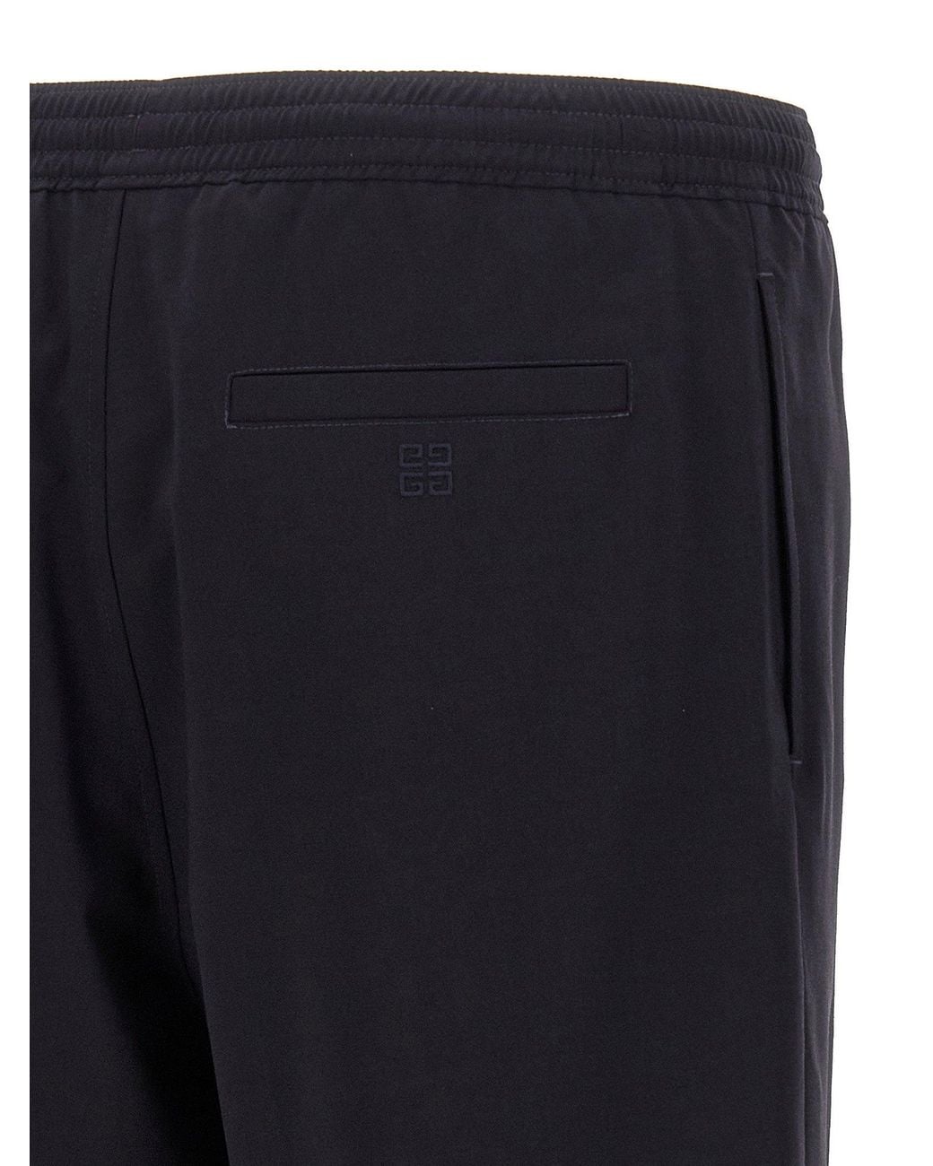 Givenchy Blue Wool-Blend Tailored Bermuda Shorts