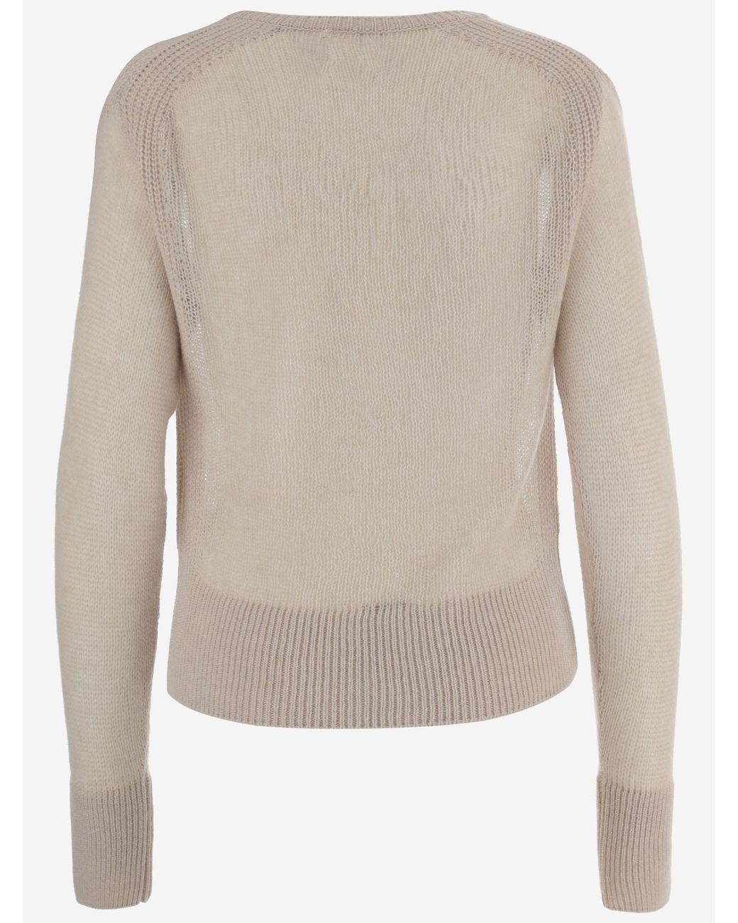 Sa Su Phi Natural Cashmere Crew Neck Sweater