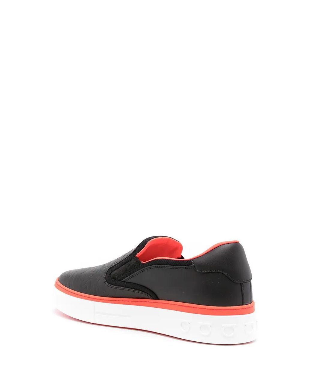 Ferragamo White Slip-On Sneakers 020662750054 for men