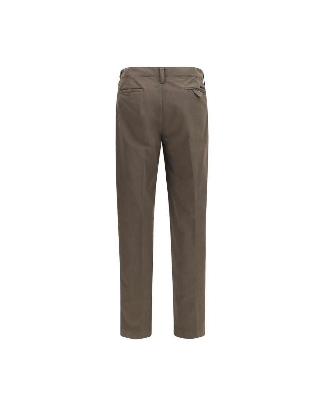 Prada Gray Cotton Cargo Pants for men