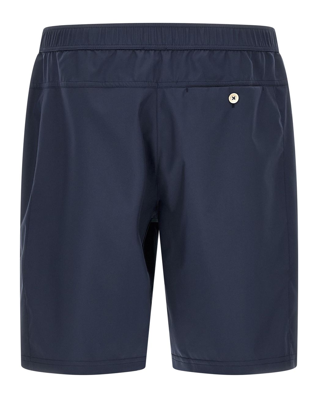 Brunello Cucinelli Blue Polyester Bermuda Shorts for men