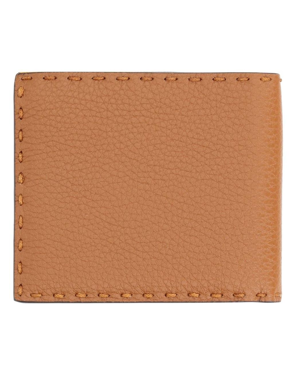 Fendi Yellow Fendi Selleria Wallet for men