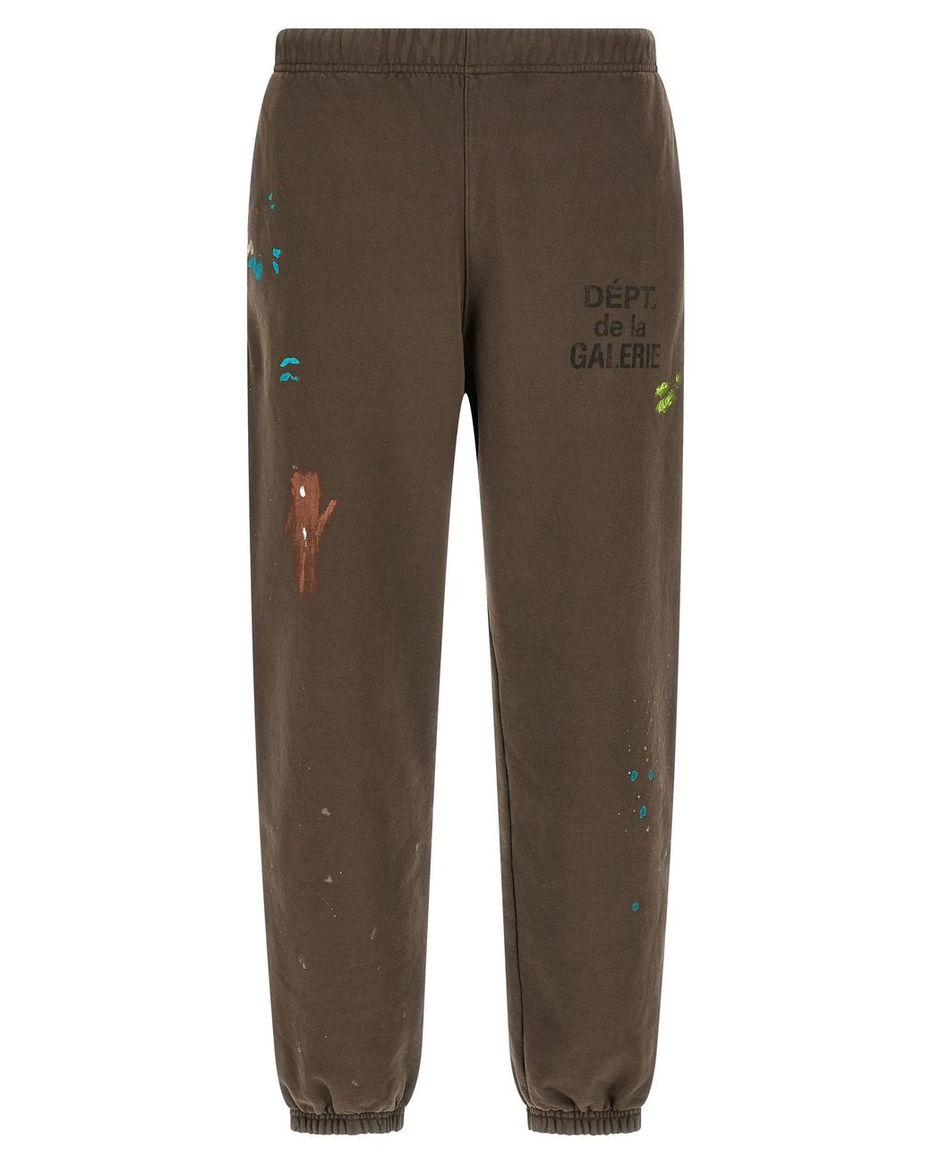 GALLERY DEPT. Brown 'Gd French Logo' Joggers for men
