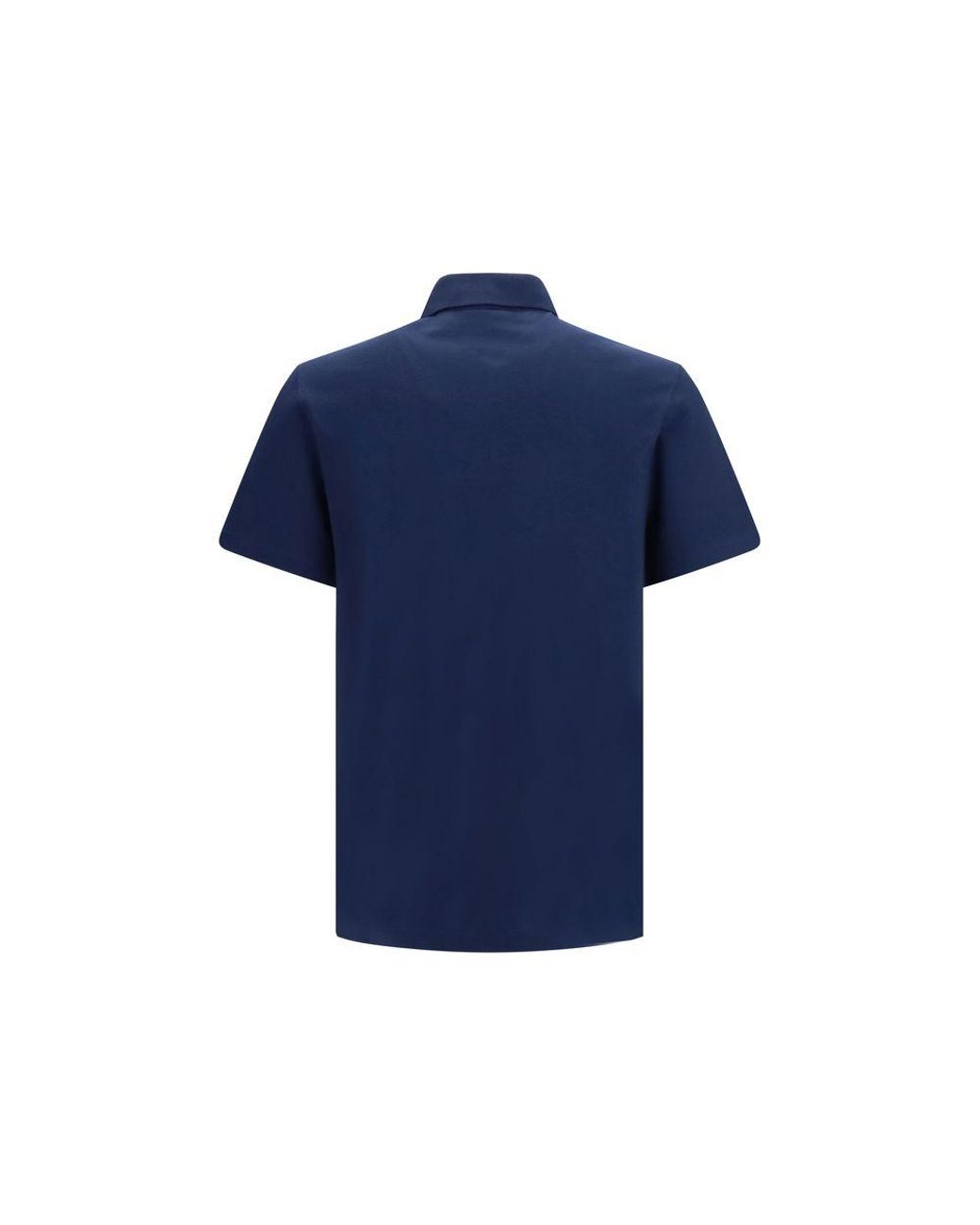 Valentino Garavani Blue Cotton Polo Shirt for men