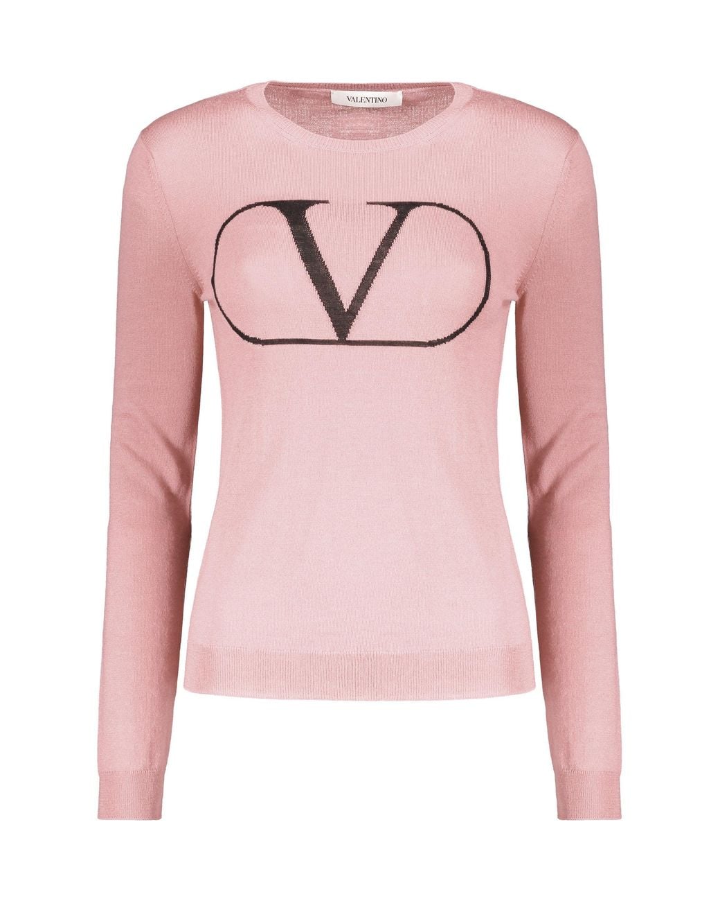 Valentino Pink Wool Sweater Clothing