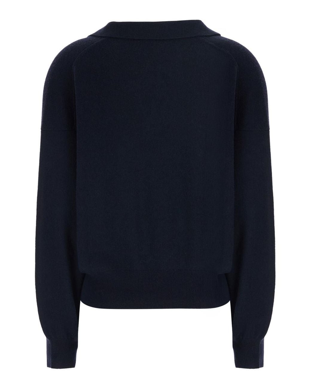 Lisa Yang Blue Sweater Katriel Cashmere Knitted Tops