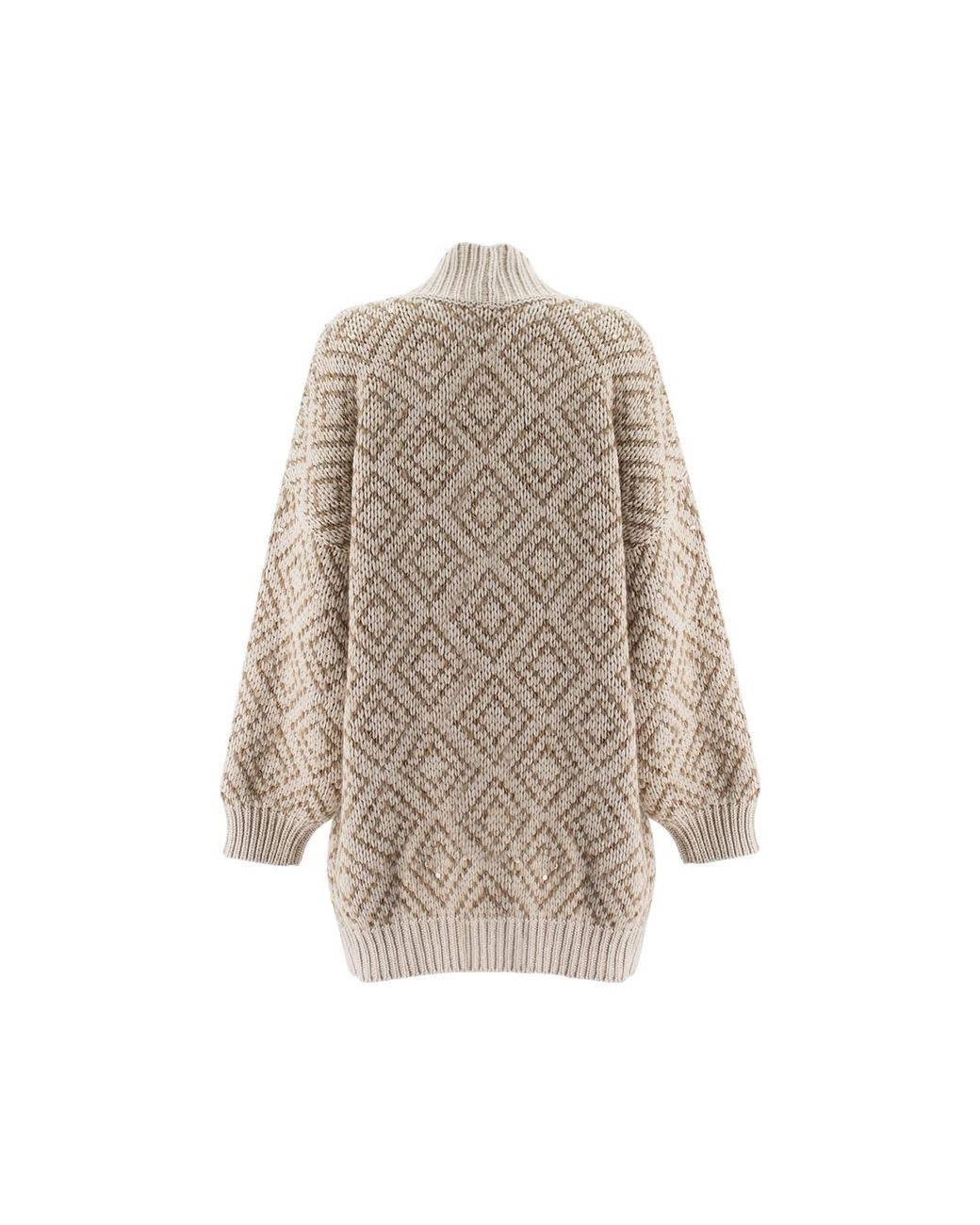 Brunello Cucinelli Natural Wool Cardigan