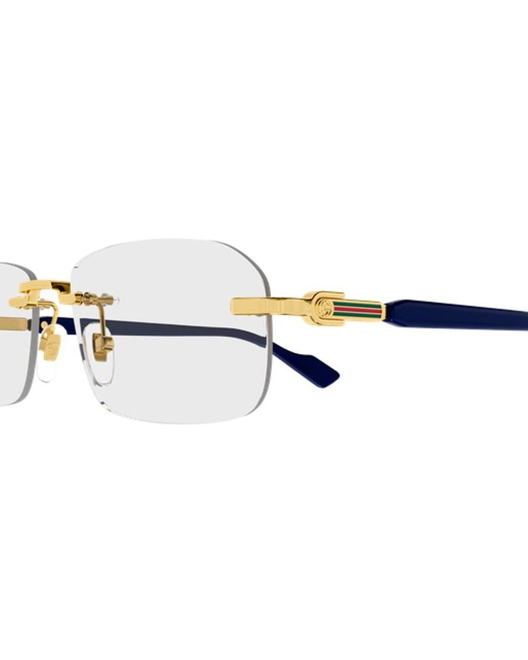 Gucci Blue Gucci Eyewear Gg1221O Eyeglasses for men