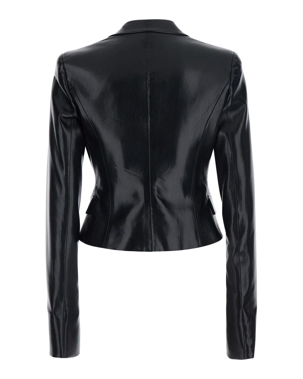 ANDAMANE Black Blazer Zefira Fitted Polyester Blazers