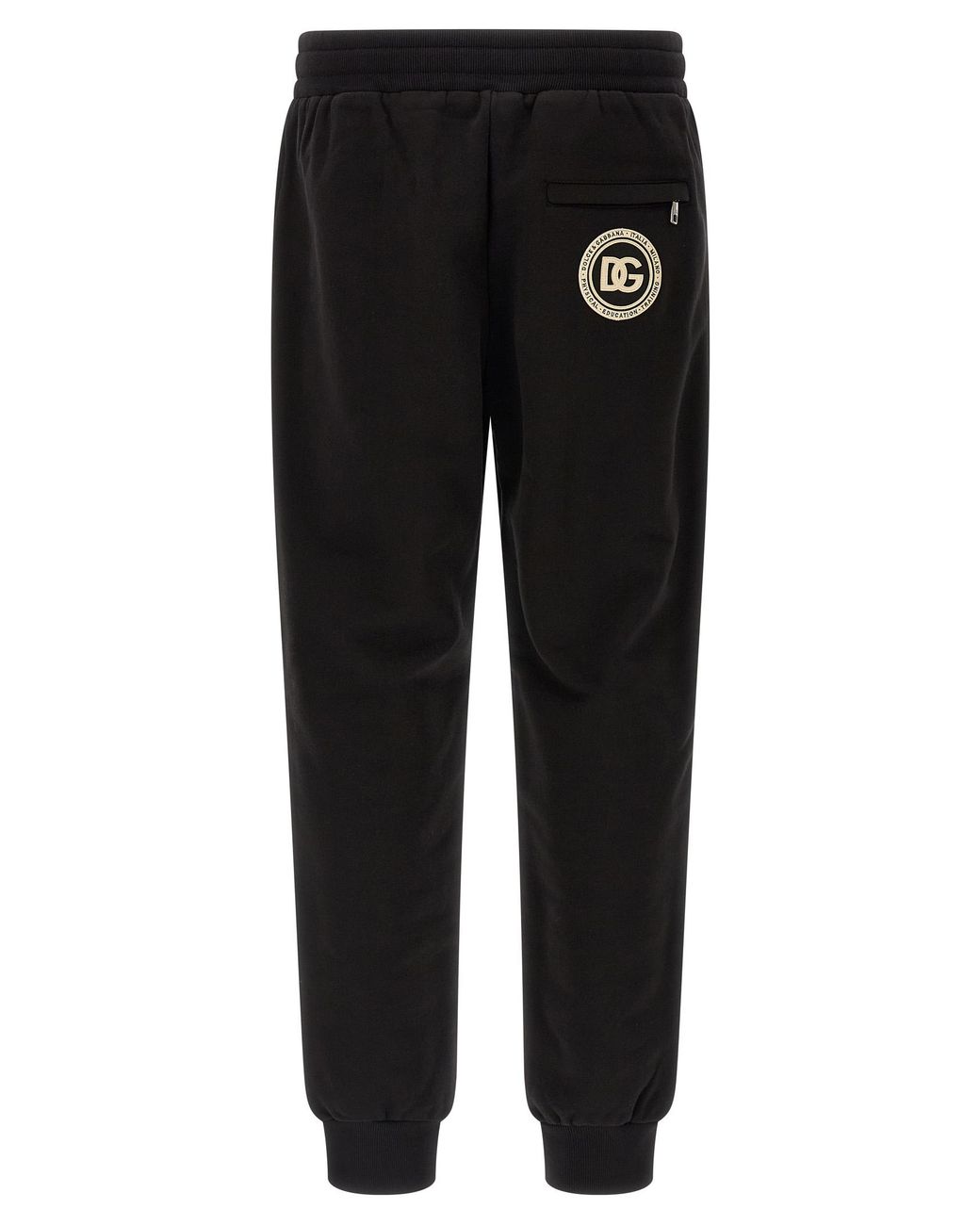 Dolce & Gabbana Black Cotton Joggers (Workout Pants) for men