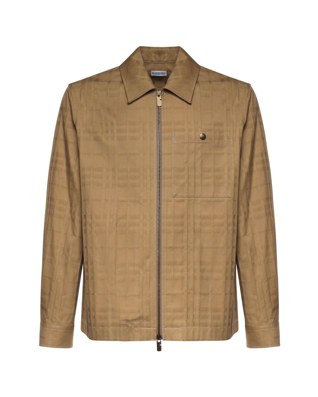 Burberry Natural Oakwell Cotton Jacket for men