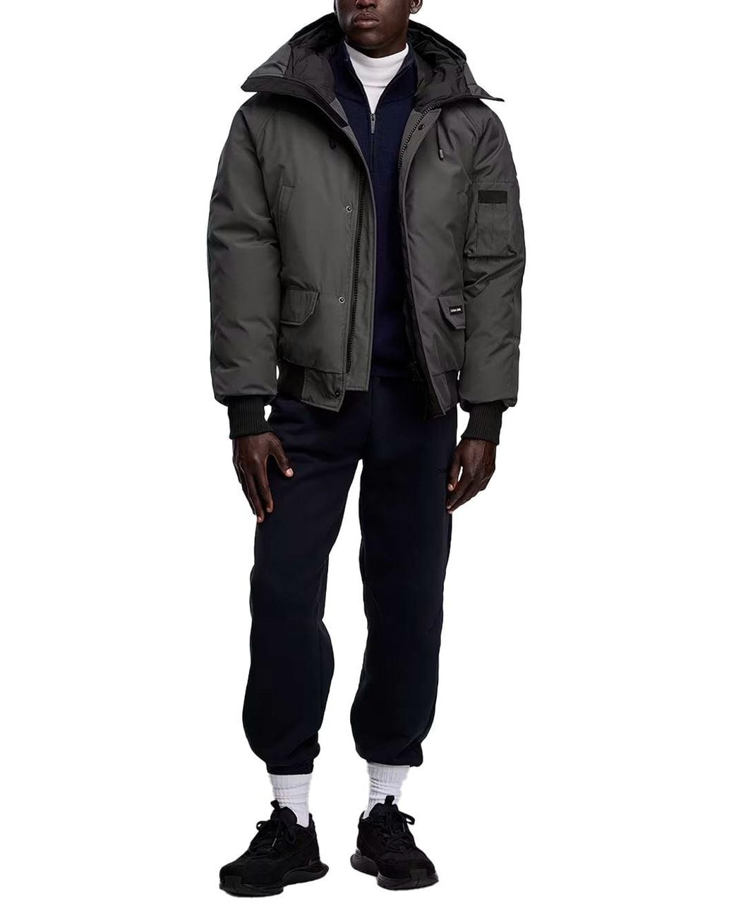 Canada Goose Gray Chilliwack Bomber Granite for men