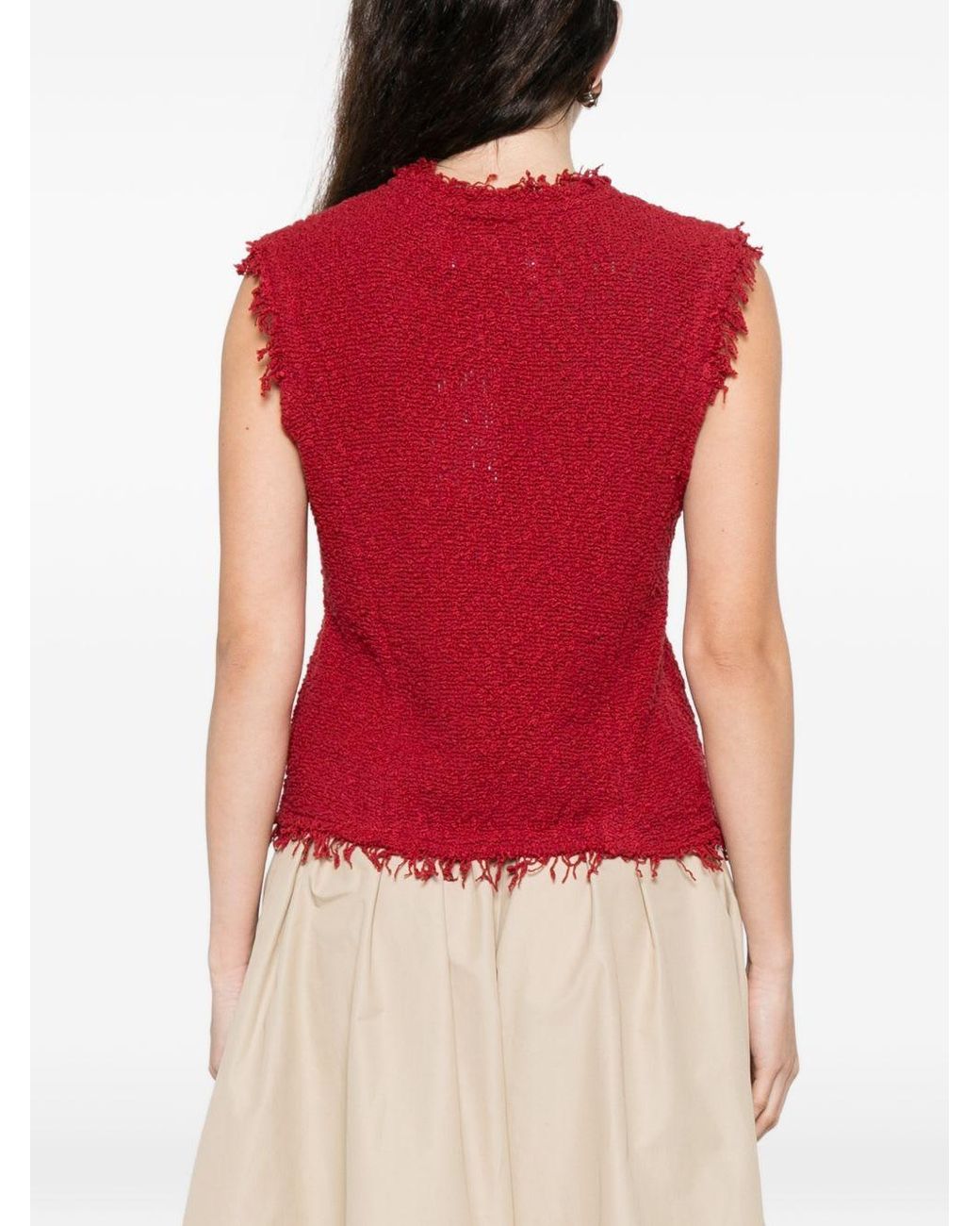 IRO Red Shanny Cotton Vest