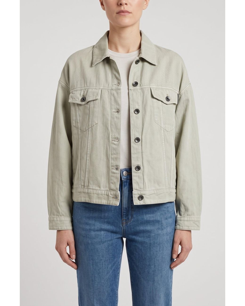 Brunello Cucinelli Natural Light Linen Jacket