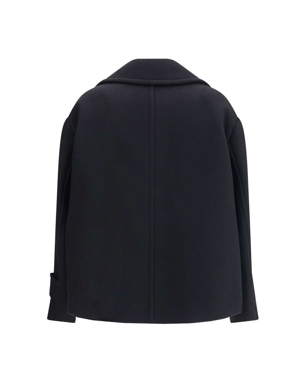 Chloé Blue Coat Oversized Short Wool (Ovis Aries)