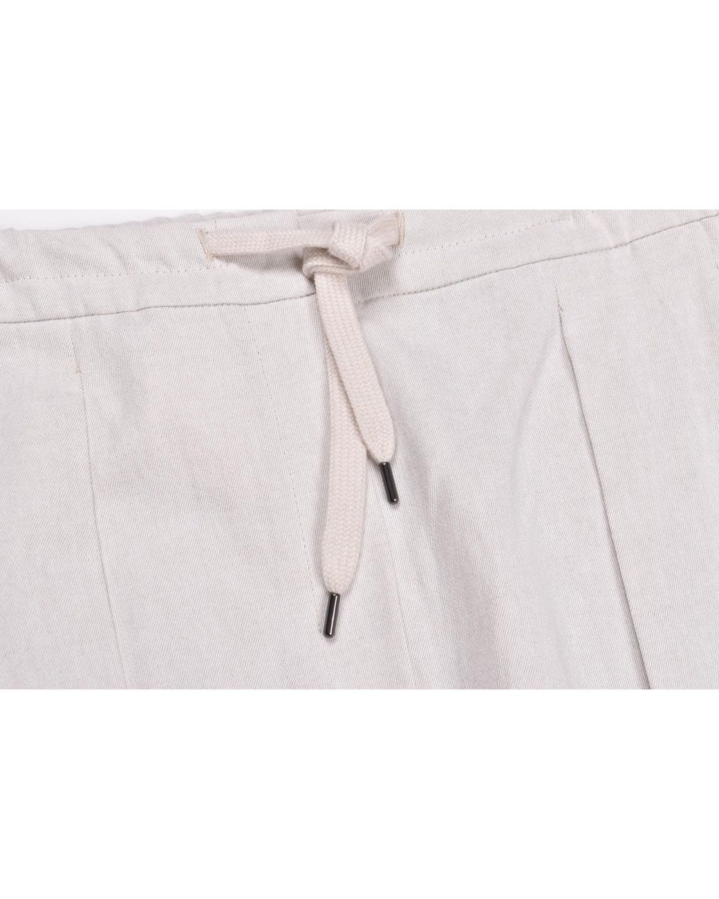 Brunello Cucinelli Black Light Linen Blend Trousers