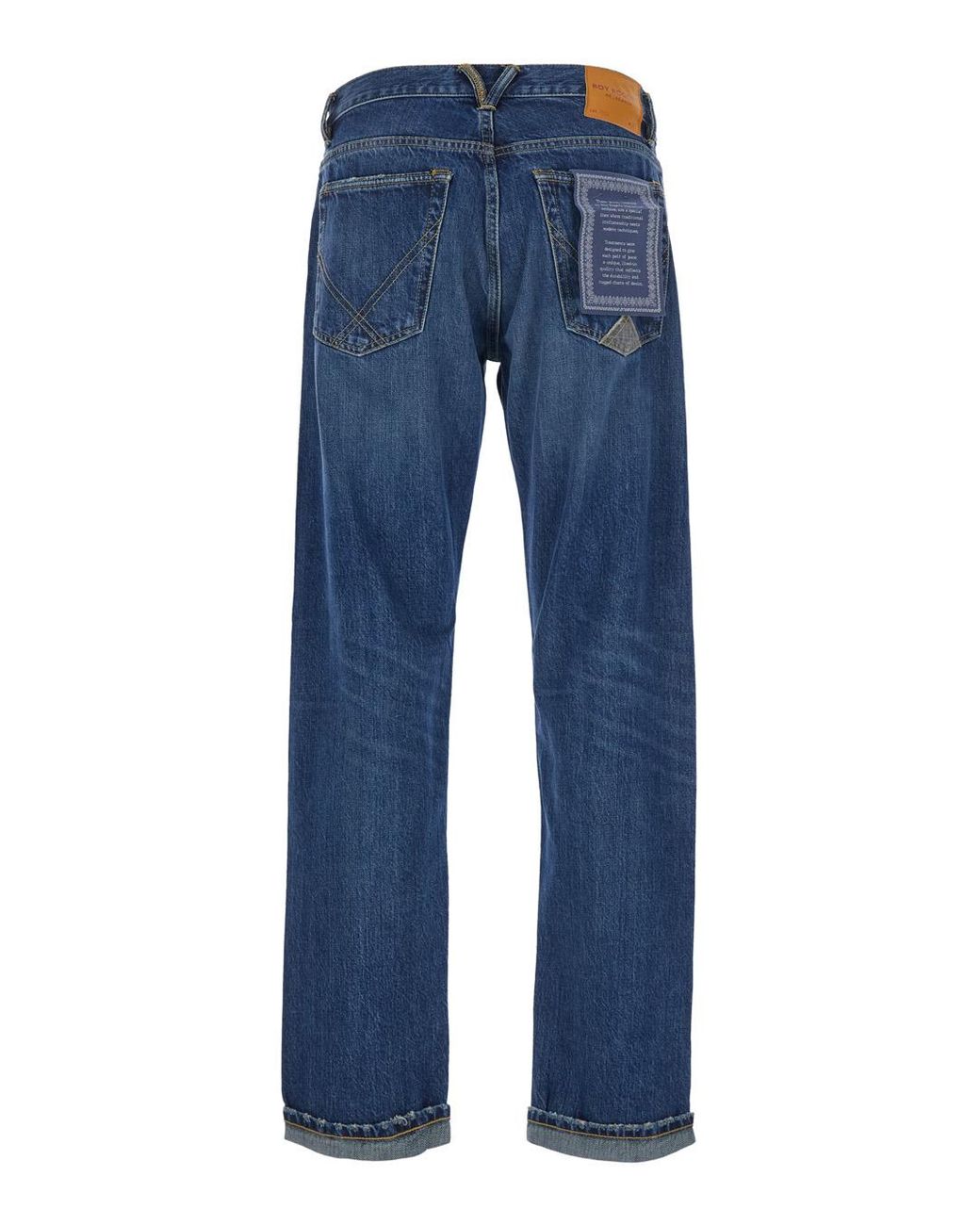 Roy Rogers Blue Selvedge Denim Shirt Julian Cotton Jean for men