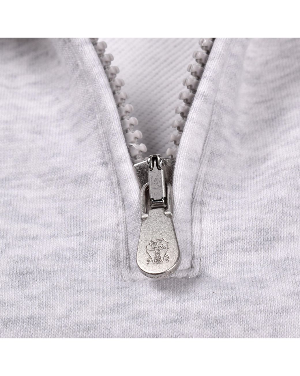 Brunello Cucinelli Gray Light Quarter Zip Jacket for men