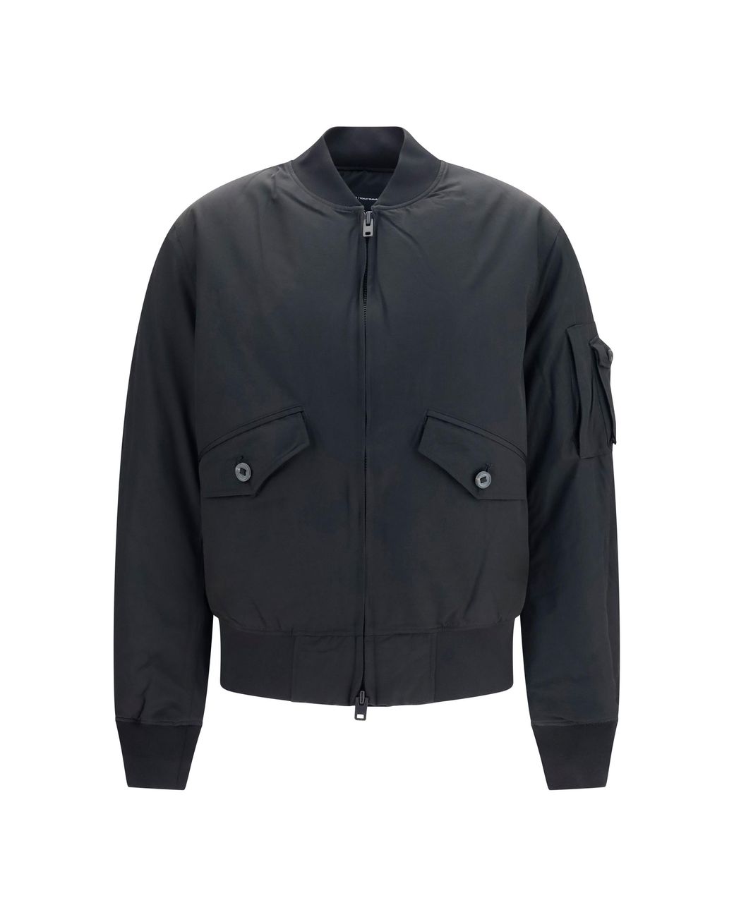 Y-3 Blue Nylon Bomber Jacket Polyamide for men