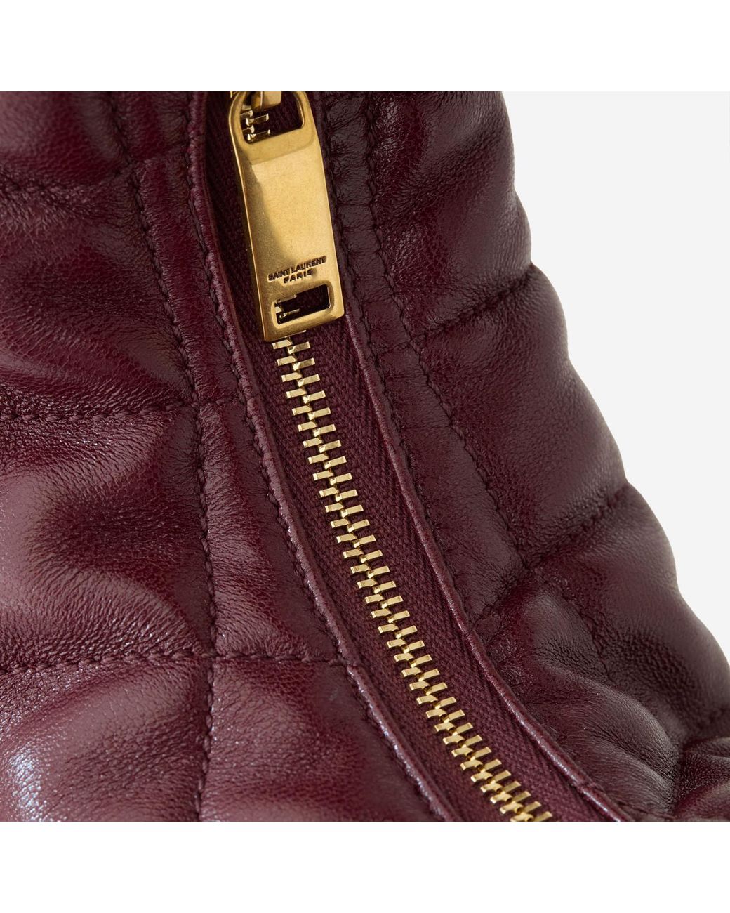 Saint Laurent Red Handbag Icare Nappa Leather Shoulder Bags