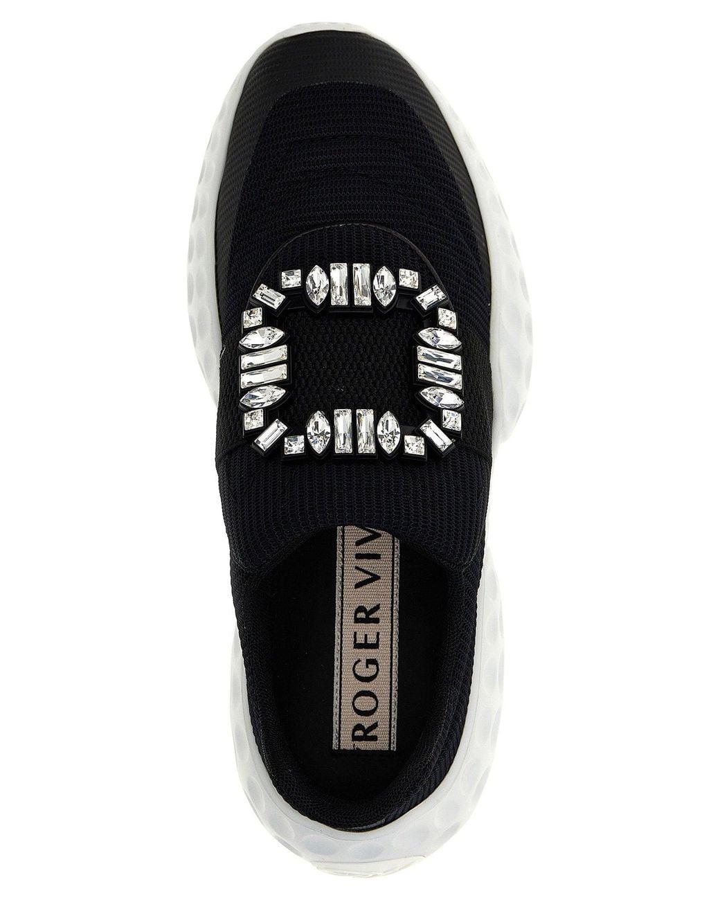 Roger Vivier Black Viv Run Light Sneaker