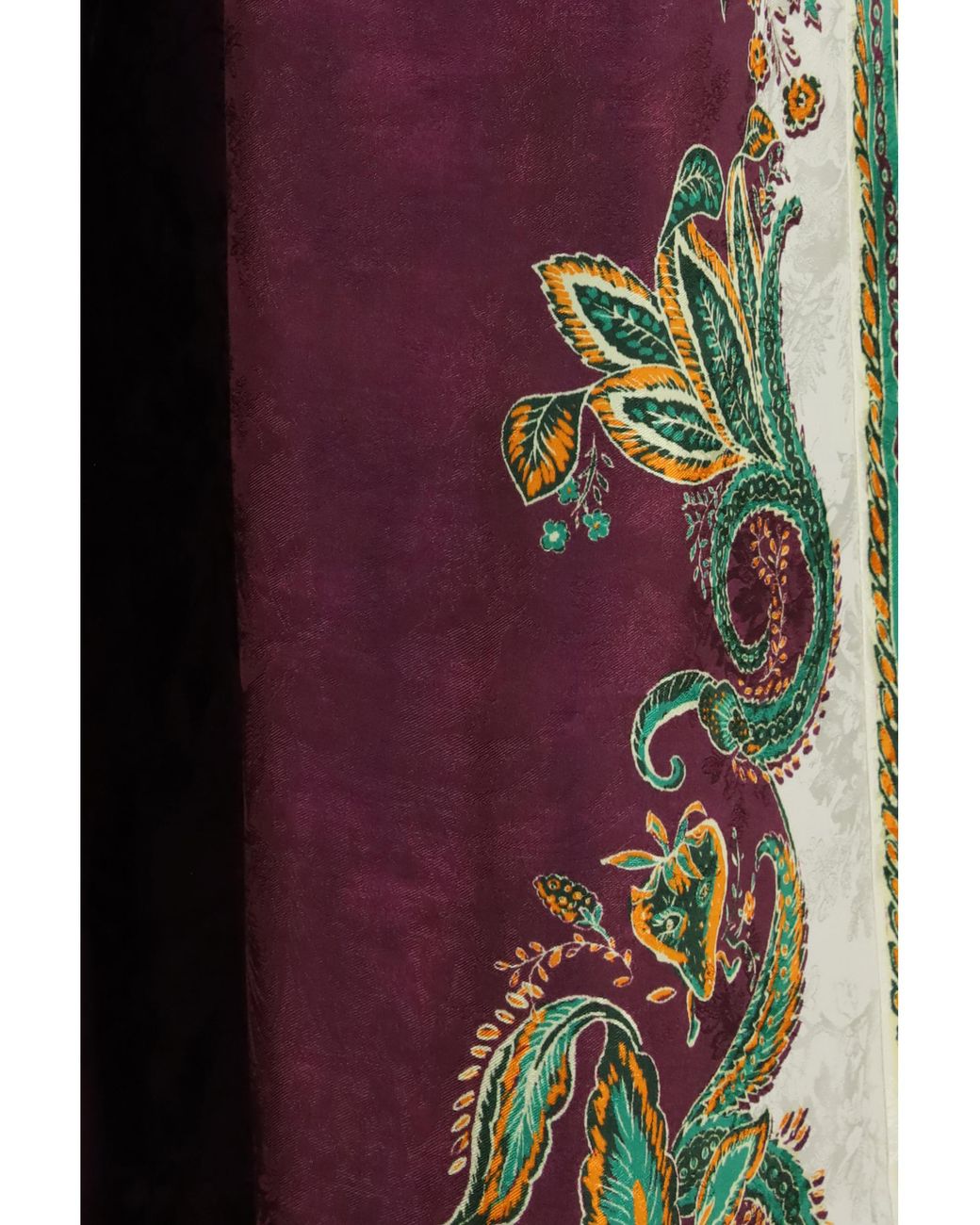 ALÉMAIS Purple Ruthie Pants Viscose; Silk