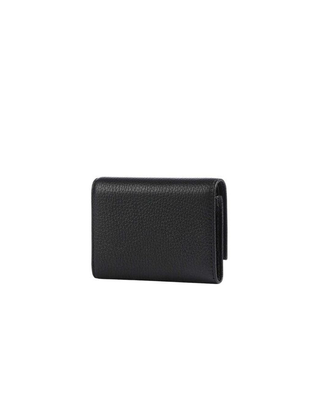 Coccinelle Black Coccinelle Grained Leather Wallet