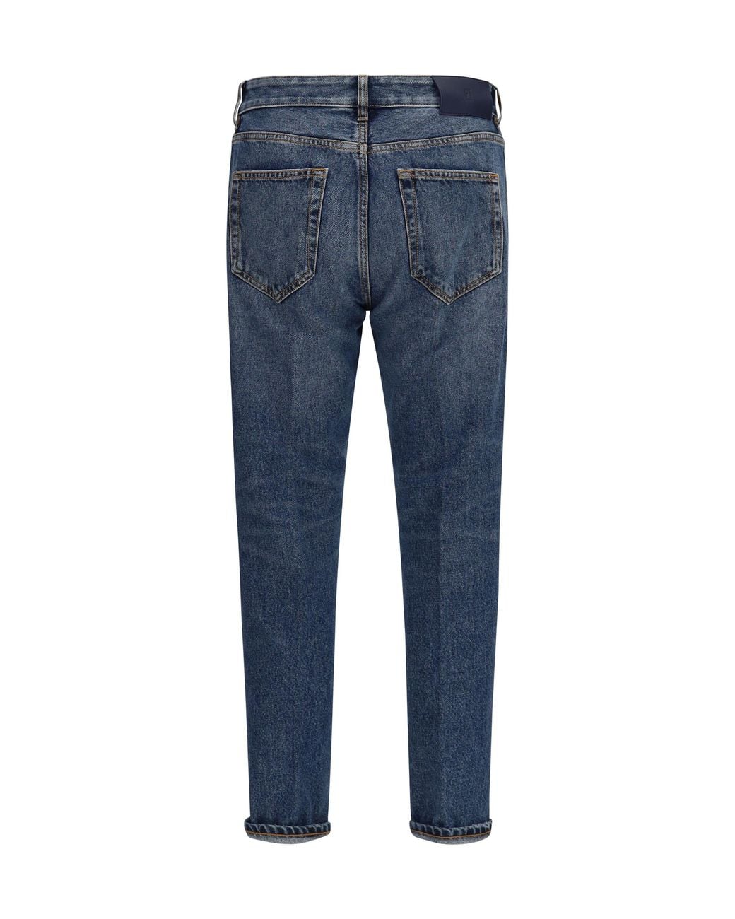 PT Torino Blue Straight-Leg Jeans Cotton for men