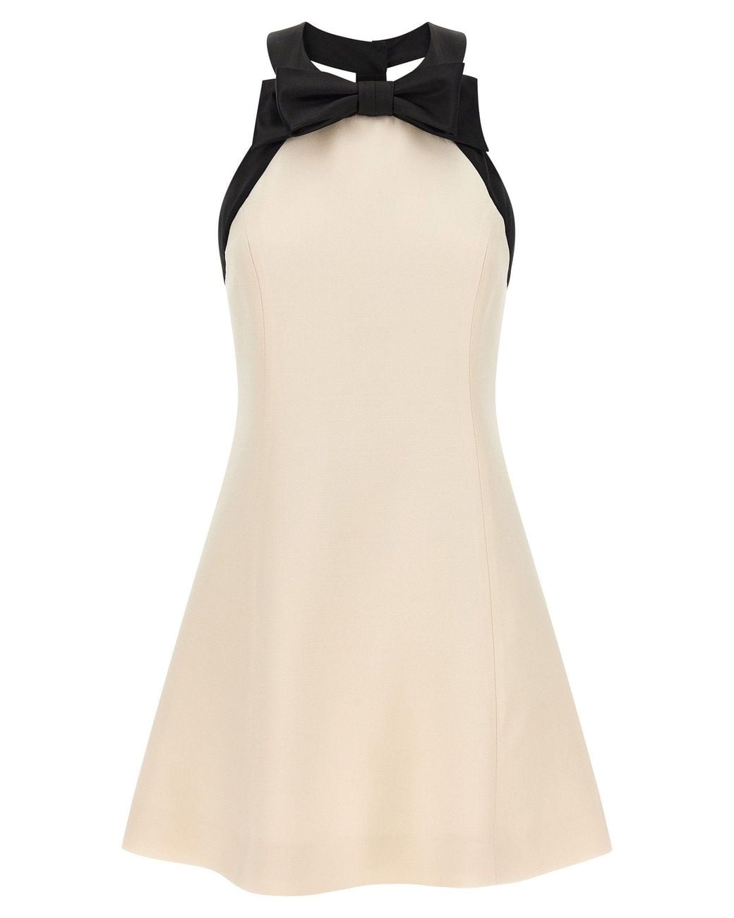 Valentino Garavani Natural Crêpe Couture Dress
