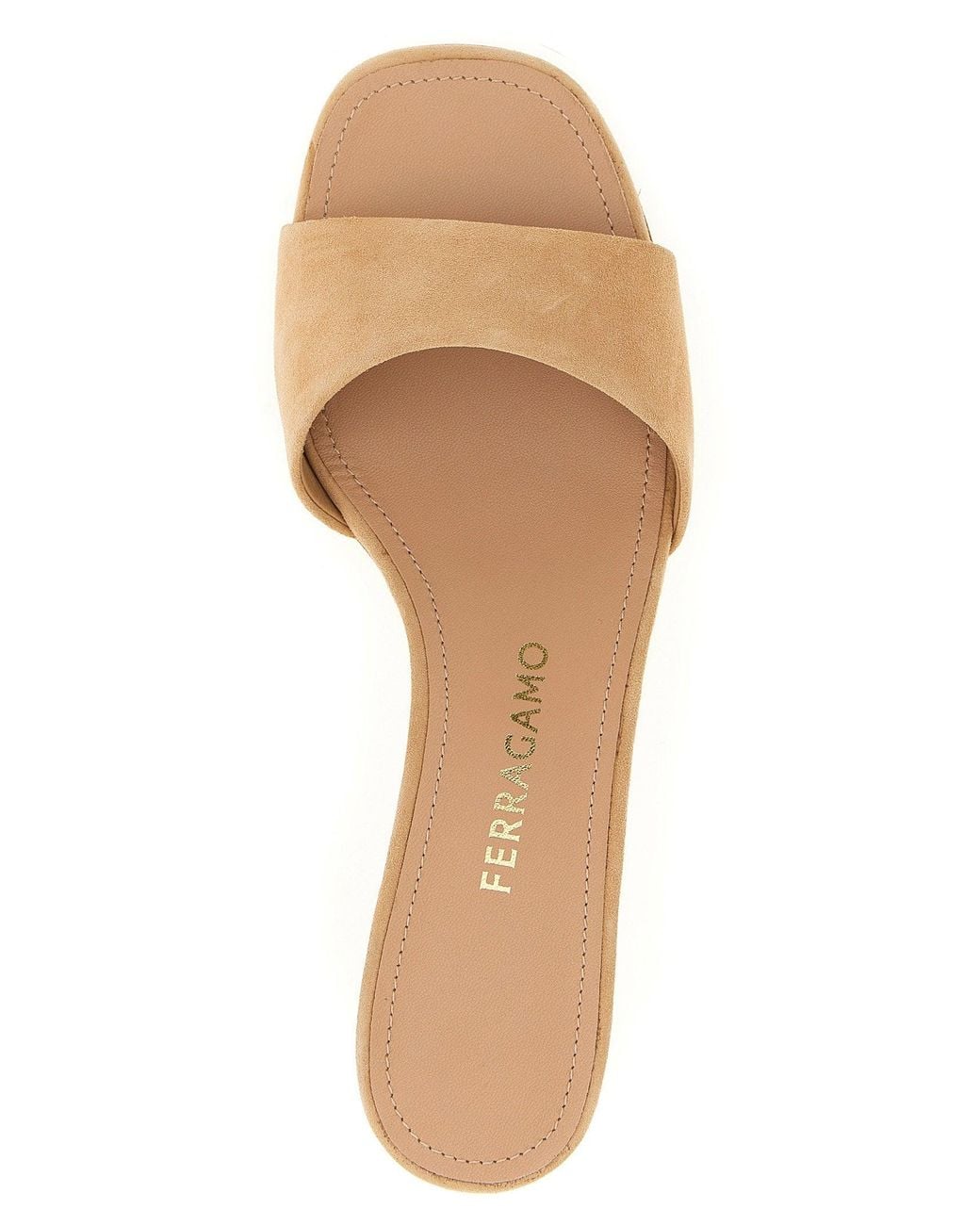 Ferragamo Brown Tatiana Heel Sandal