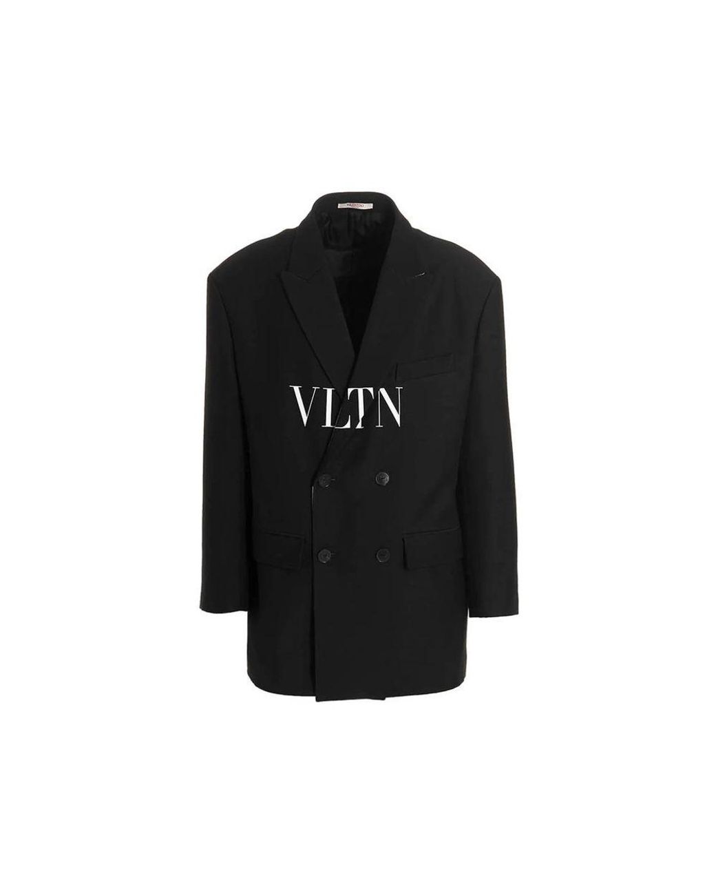 Valentino Garavani Black Silk Blazer for men