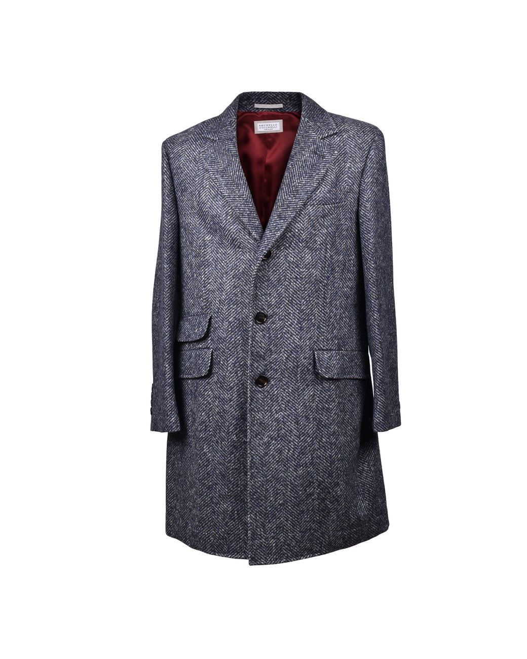 Brunello Cucinelli Blue Wool Blend Blazer for men