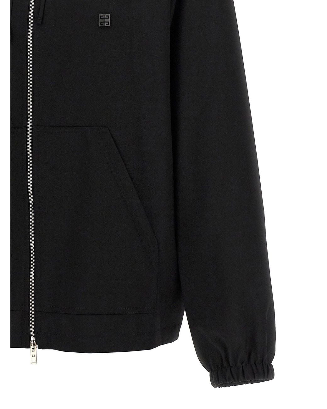 Givenchy Black Wool Hoodie