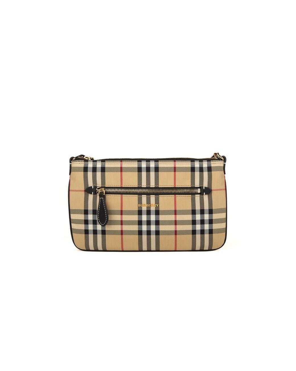 Burberry White Pouch Polyamide (Nylon)