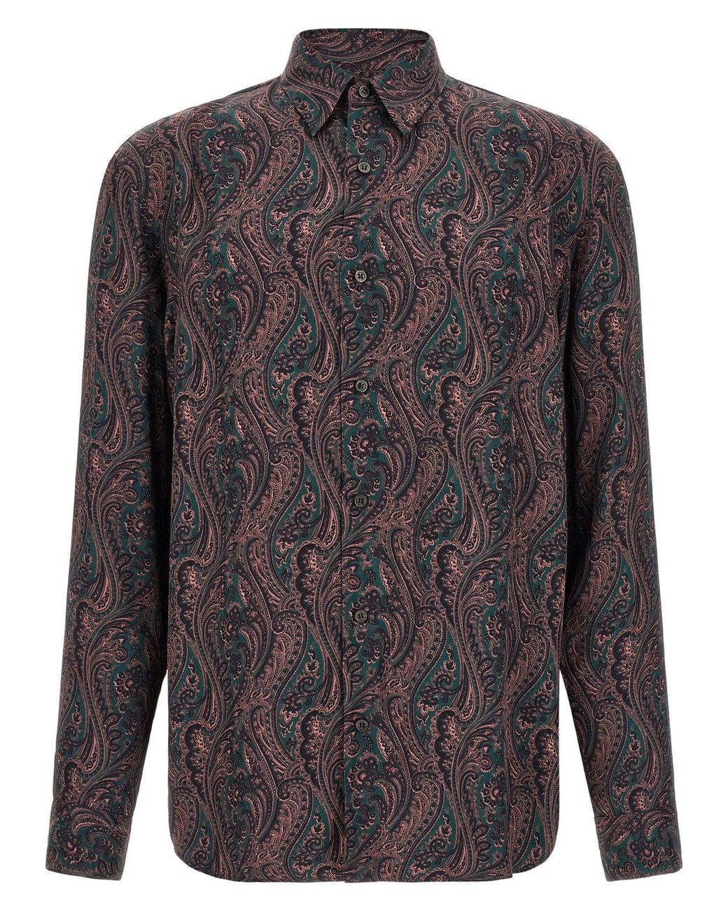 Dries Van Noten Caper Shirt in Gray for Men | Lyst